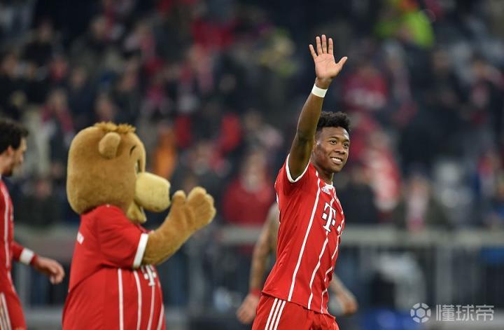 包含拜仁慕尼黑后卫阿拉巴赛季结束合同的词条